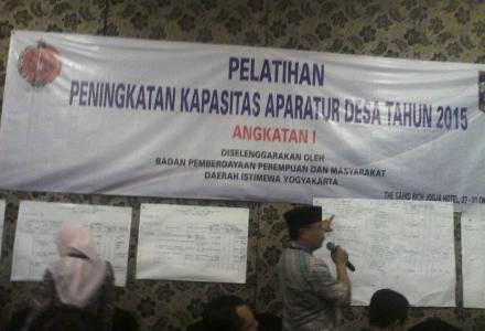 PELATIHAN PENINGKATAN APARATUR PEMERINTAHAN DESA