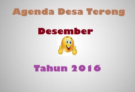 Agenda Bulan Desember 2016