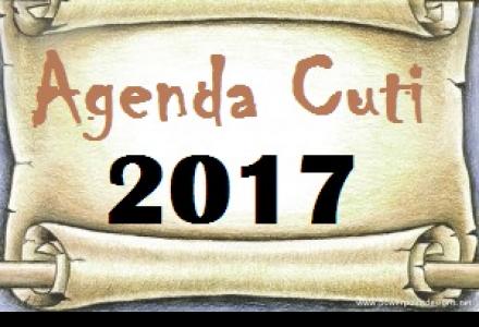 Agenda Cuti Tahun 2017
