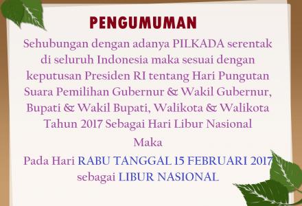 PENGUMUMAN
