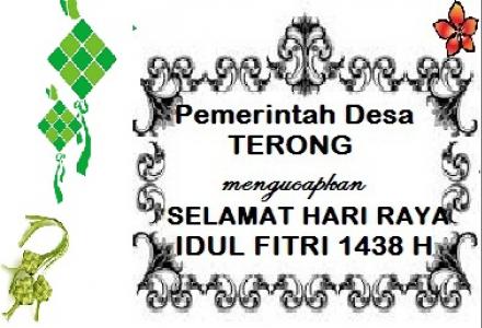 SELAMAT HARI RAYA IDUL FITRI 1438 H