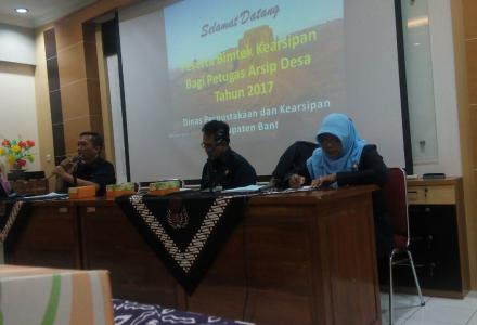 Bimtek Petugas Arsip dan Pertemuan Rutin Petugas Arsip dan Arsiparis