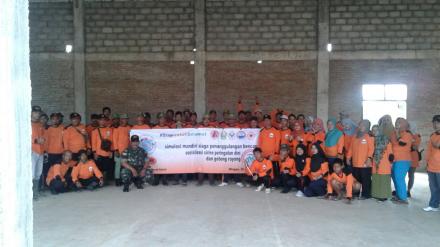 Simulasi Mandiri Siaga Penanggulangan Bencana Desa Terong