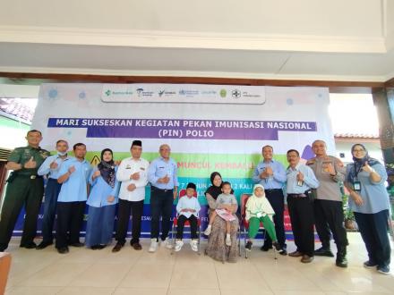 Pelaksanaan PIN Polio Perdana se Kapanewon Dlingo di Kalurahan Terong