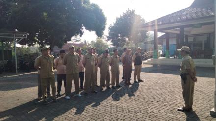 Seluruh Agenda Sukses Digelar, Lurah Terong Sampaikan Terima Kasih saat Apel Pagi