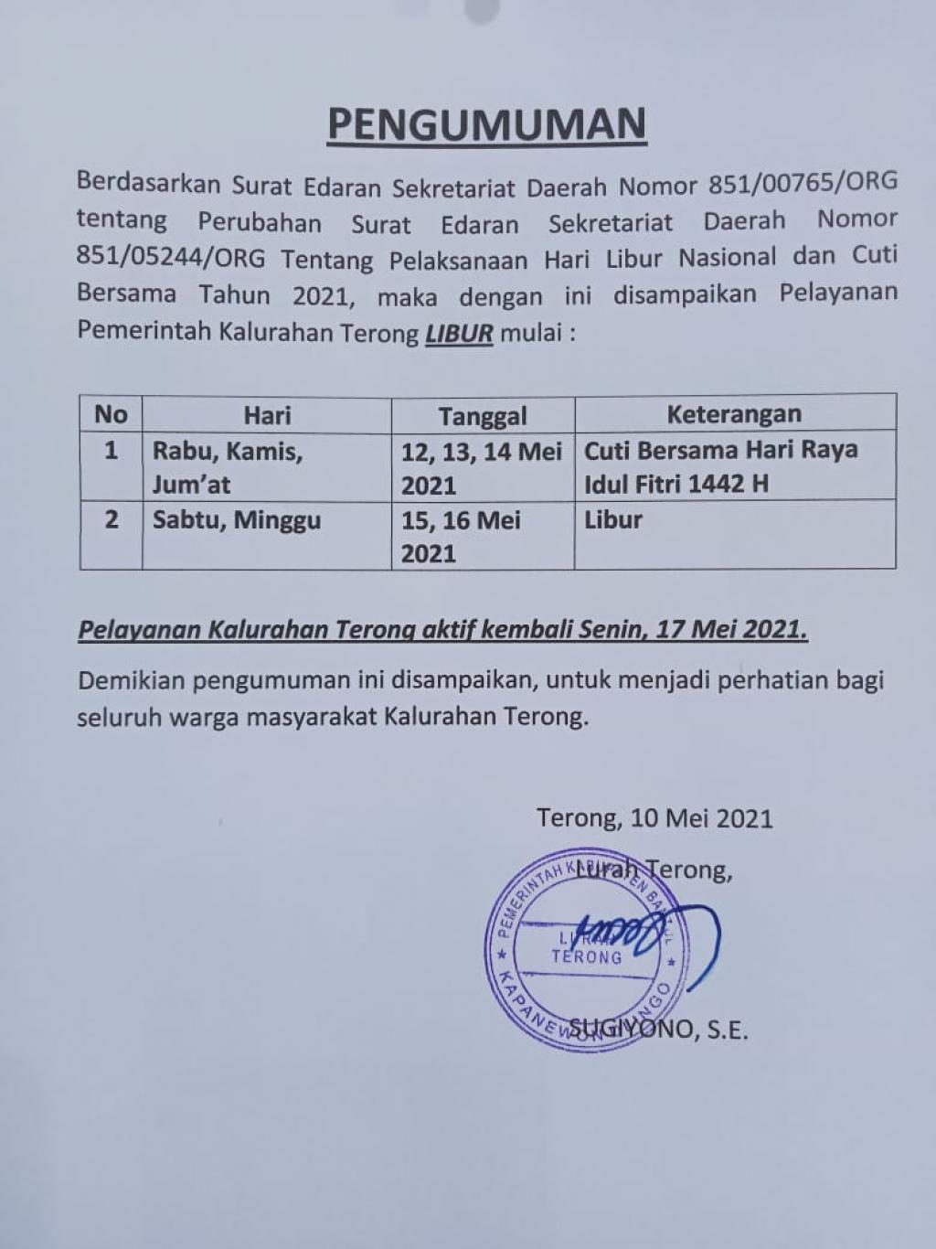 Surat Permohonan Cuti Hari Raya Bagi Vto - JordankruwBall